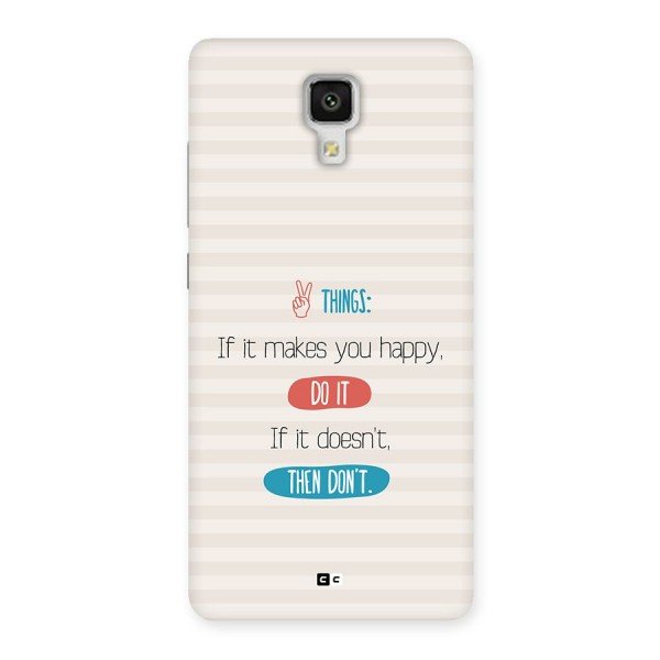 Think Then Back Case for Mi4