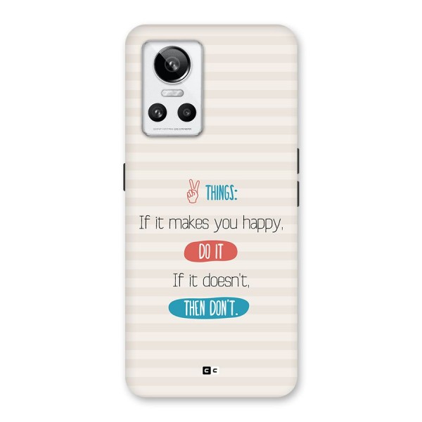 Think Then Back Case for Realme GT Neo 3