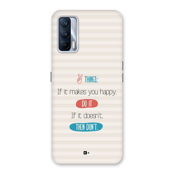 Think Then Back Case for Realme X7