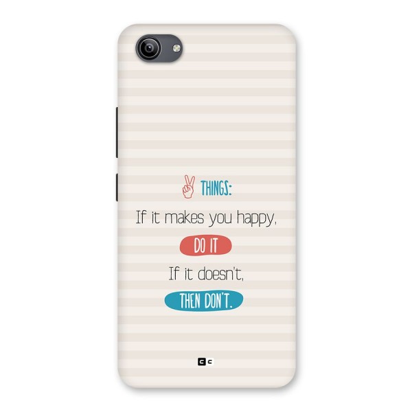 Think Then Back Case for Vivo Y81i