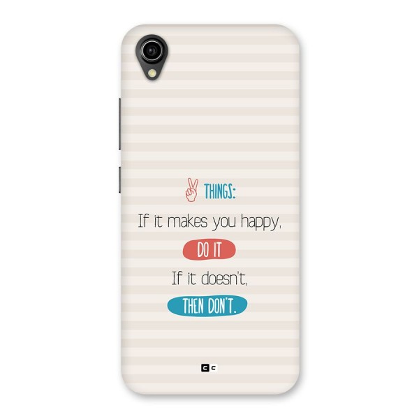 Think Then Back Case for Vivo Y91i