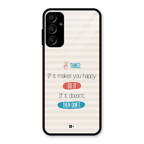 Think Then Glass Back Case for Galaxy A14 5G