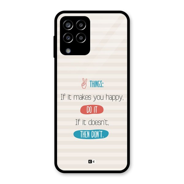 Think Then Glass Back Case for Galaxy M33