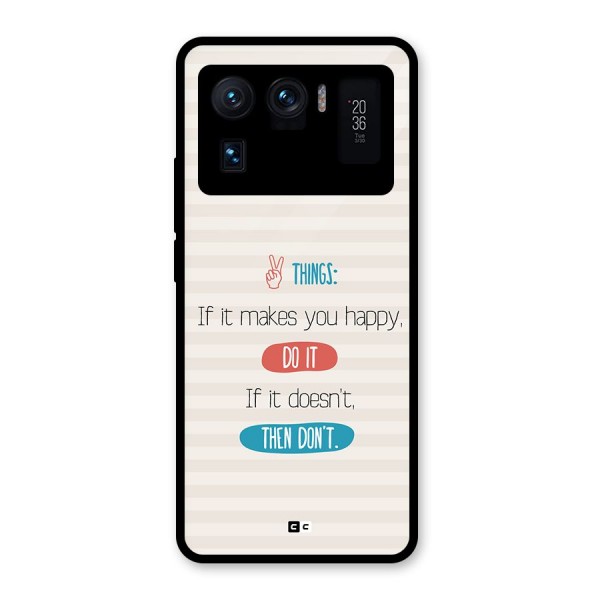 Think Then Glass Back Case for Mi 11 Ultra