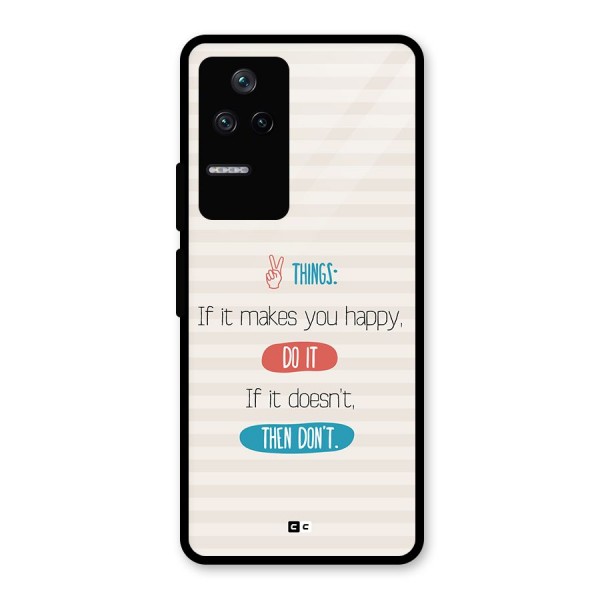 Think Then Glass Back Case for Poco F4 5G