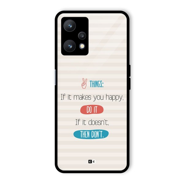 Think Then Glass Back Case for Realme 9 Pro 5G