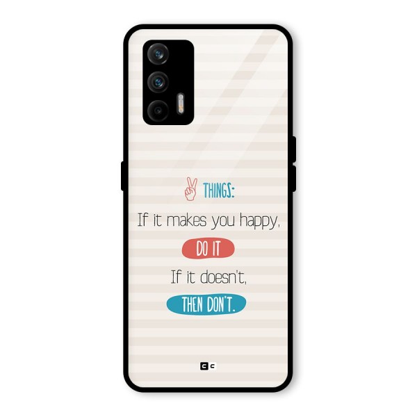 Think Then Glass Back Case for Realme GT 5G