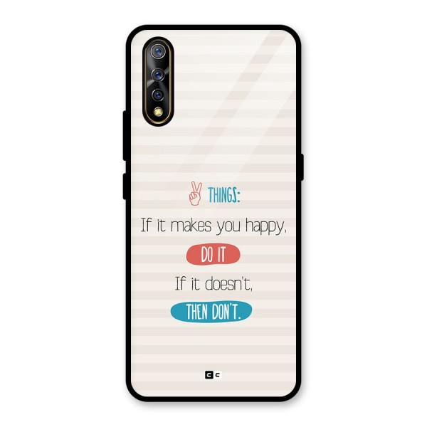 Think Then Glass Back Case for Vivo Z1x