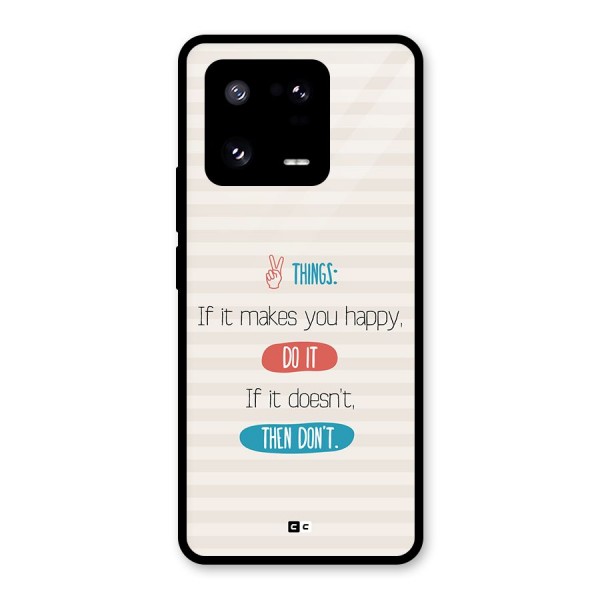 Think Then Glass Back Case for Xiaomi 13 Pro