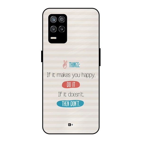 Think Then Metal Back Case for Realme 8 5G