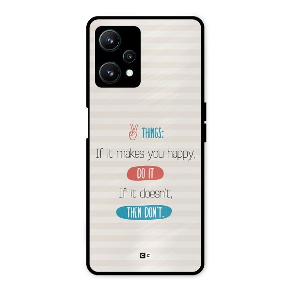 Think Then Metal Back Case for Realme 9 Pro 5G