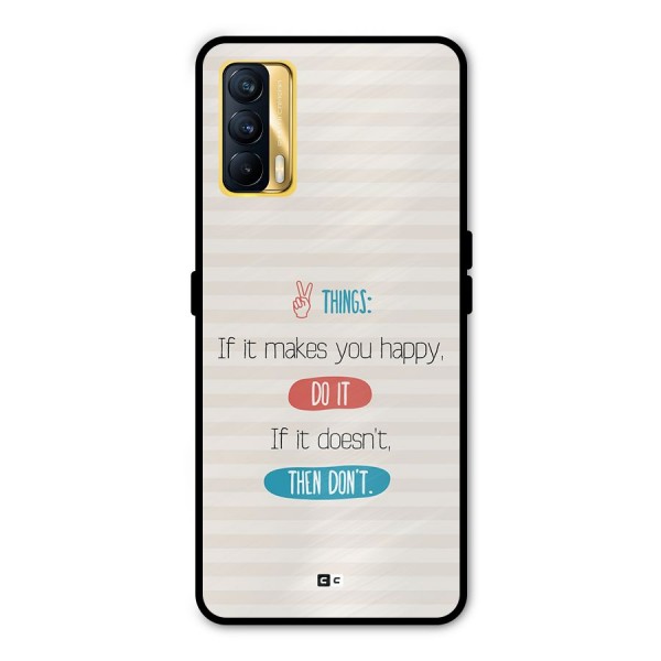 Think Then Metal Back Case for Realme X7