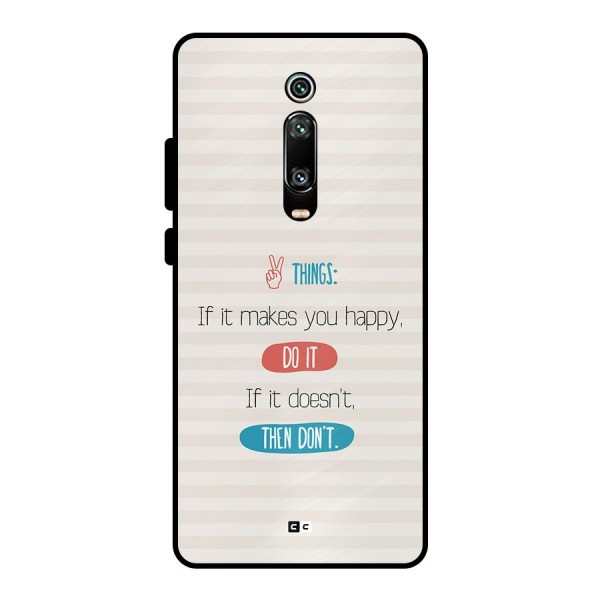 Think Then Metal Back Case for Redmi K20