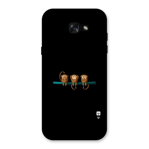 Three Cute Monkeys Back Case for Galaxy A7 (2017)