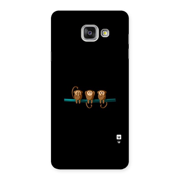 Three Cute Monkeys Back Case for Galaxy A7 2016