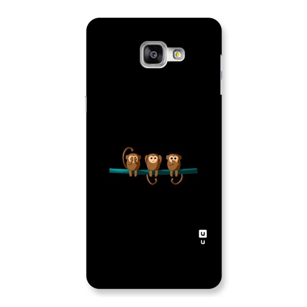 Three Cute Monkeys Back Case for Galaxy A9