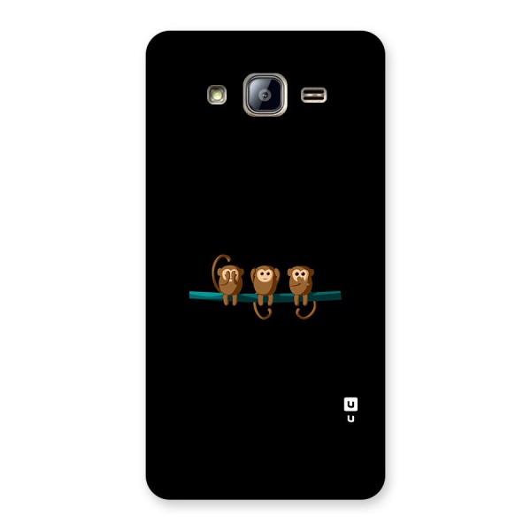 Three Cute Monkeys Back Case for Galaxy On5