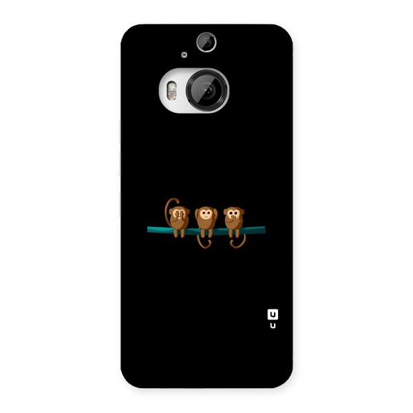 Three Cute Monkeys Back Case for HTC One M9 Plus