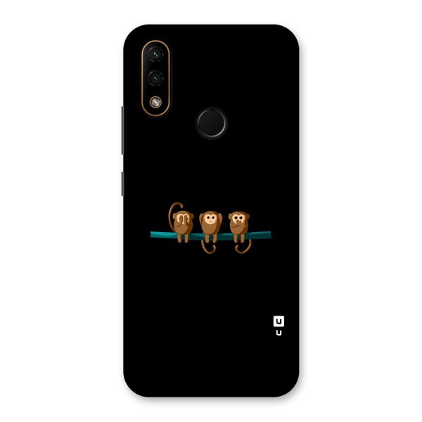 Three Cute Monkeys Back Case for Lenovo A6 Note