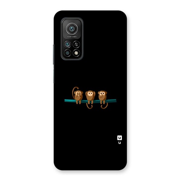 Three Cute Monkeys Back Case for Mi 10T Pro 5G