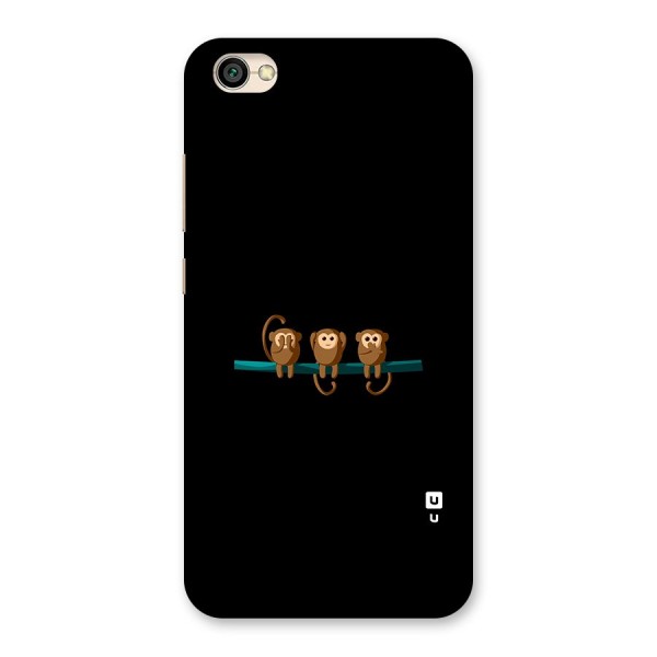 Three Cute Monkeys Back Case for Redmi Y1 Lite