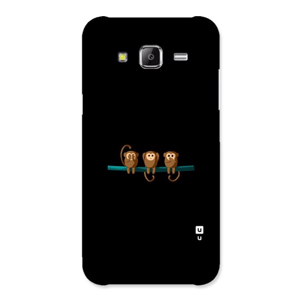 Three Cute Monkeys Back Case for Samsung Galaxy J5