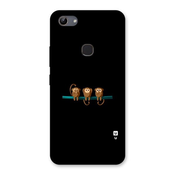 Three Cute Monkeys Back Case for Vivo Y81