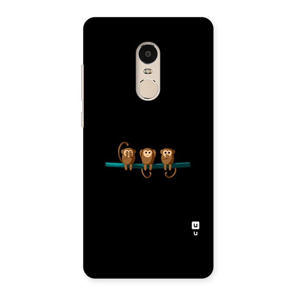 Three Cute Monkeys Back Case for Xiaomi Redmi Note 4