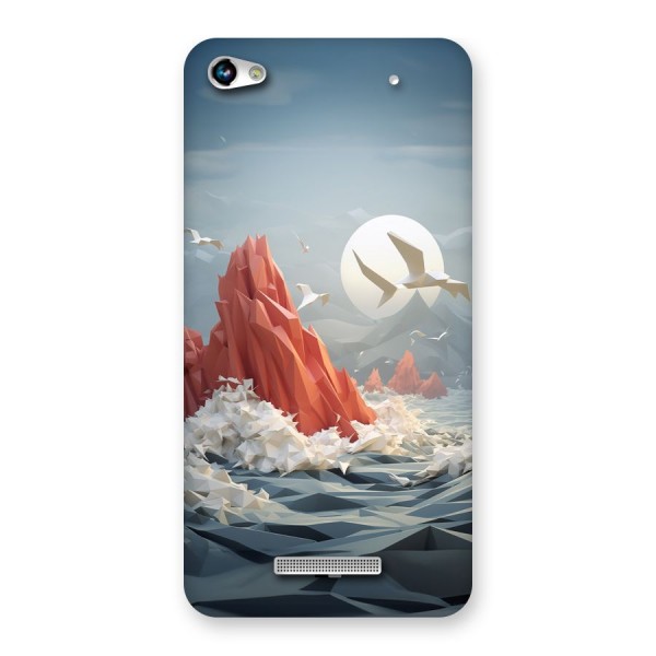 Three Dimension Sea Back Case for Canvas Hue 2 A316