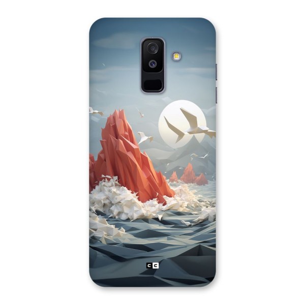 Three Dimension Sea Back Case for Galaxy A6 Plus