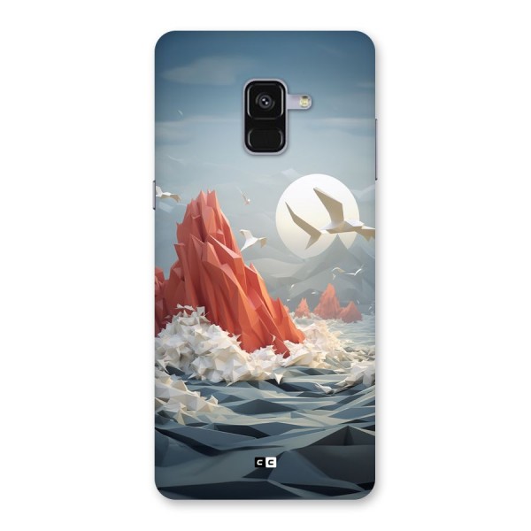 Three Dimension Sea Back Case for Galaxy A8 Plus