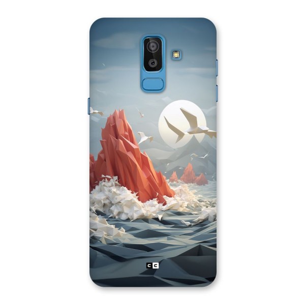 Three Dimension Sea Back Case for Galaxy J8