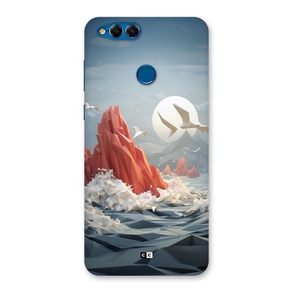 Three Dimension Sea Back Case for Honor 7X