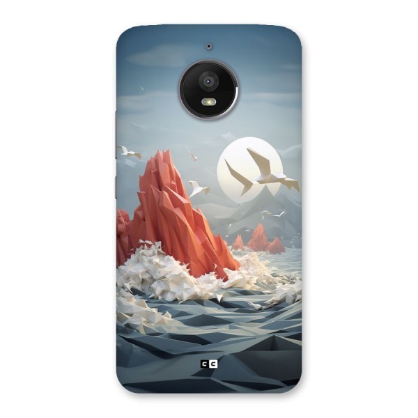 Three Dimension Sea Back Case for Moto E4 Plus