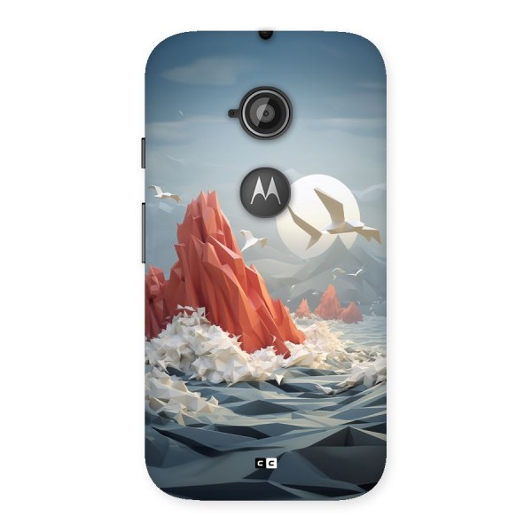 Three Dimension Sea Back Case for Moto E 2nd Gen