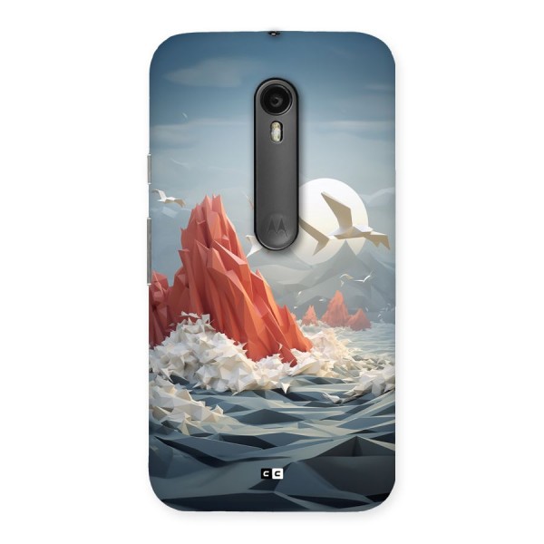 Three Dimension Sea Back Case for Moto G3