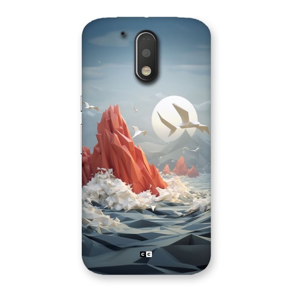 Three Dimension Sea Back Case for Moto G4