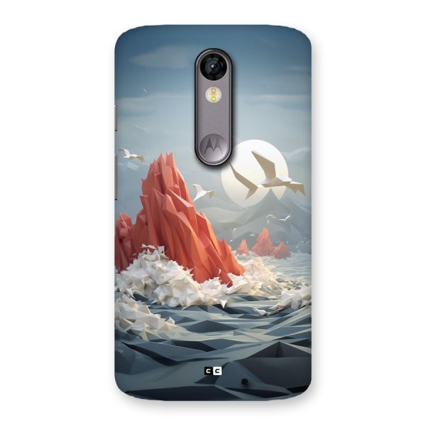 Three Dimension Sea Back Case for Moto X Force