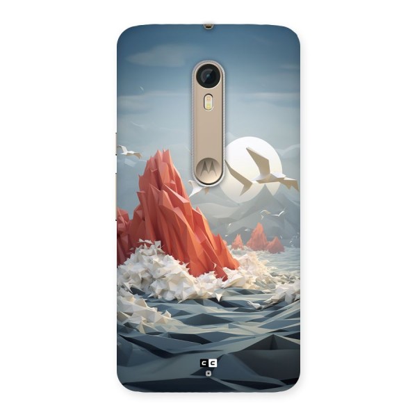 Three Dimension Sea Back Case for Moto X Style