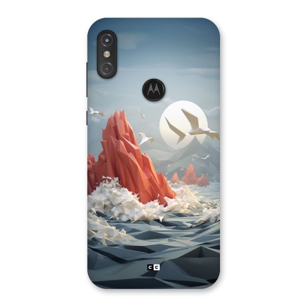 Three Dimension Sea Back Case for Motorola One Power