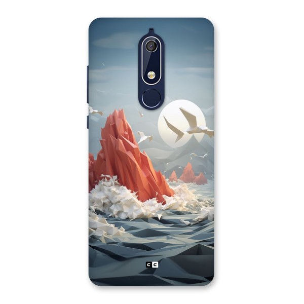 Three Dimension Sea Back Case for Nokia 5.1