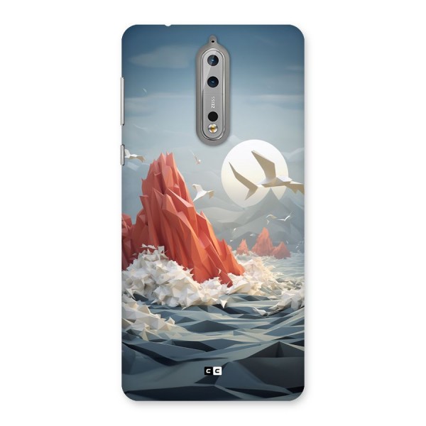 Three Dimension Sea Back Case for Nokia 8