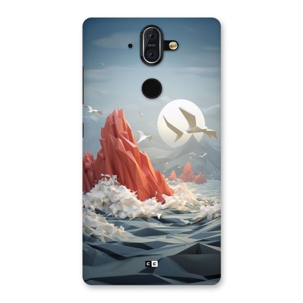 Three Dimension Sea Back Case for Nokia 8 Sirocco