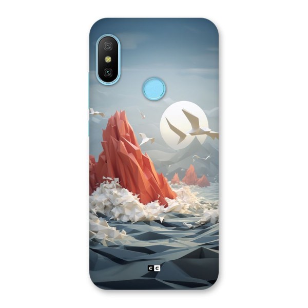 Three Dimension Sea Back Case for Redmi 6 Pro