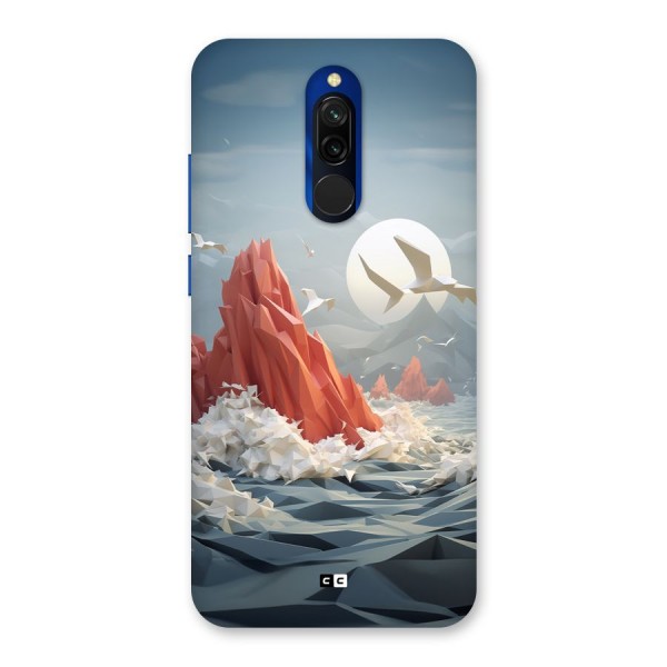 Three Dimension Sea Back Case for Redmi 8