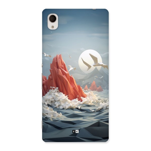 Three Dimension Sea Back Case for Xperia M4