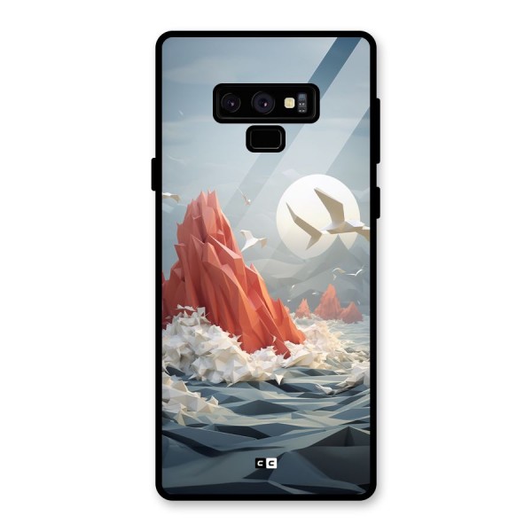 Three Dimension Sea Glass Back Case for Galaxy Note 9