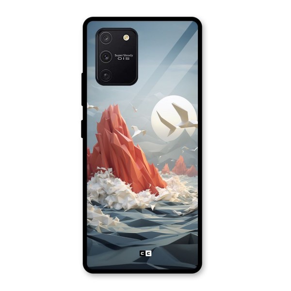 Three Dimension Sea Glass Back Case for Galaxy S10 Lite