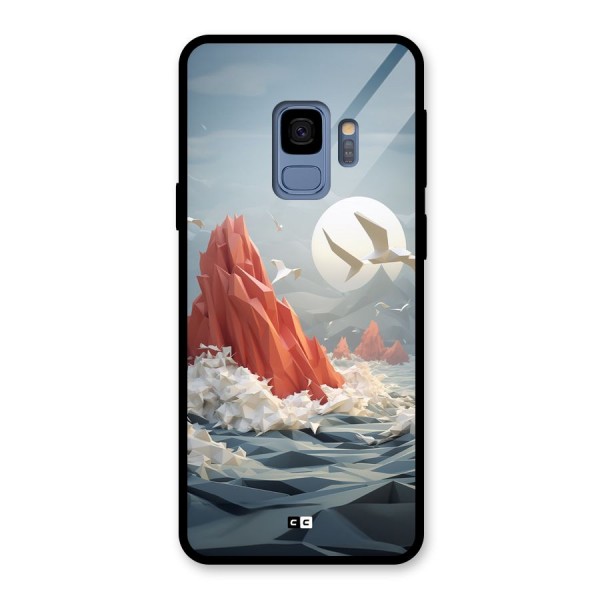 Three Dimension Sea Glass Back Case for Galaxy S9