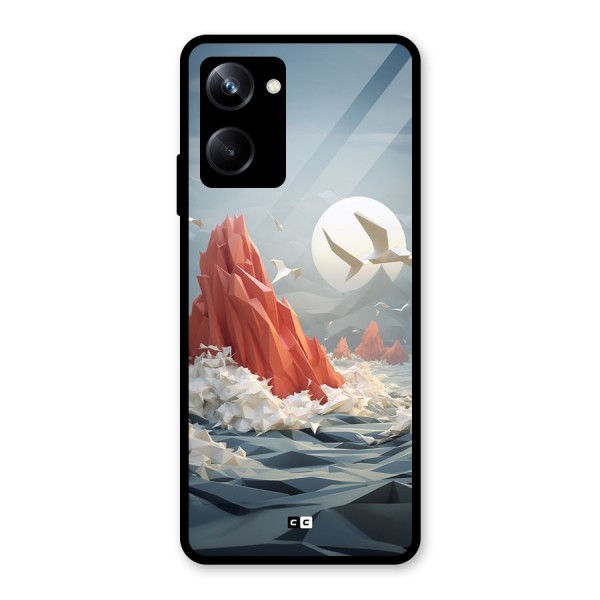 Three Dimension Sea Glass Back Case for Realme 10 Pro